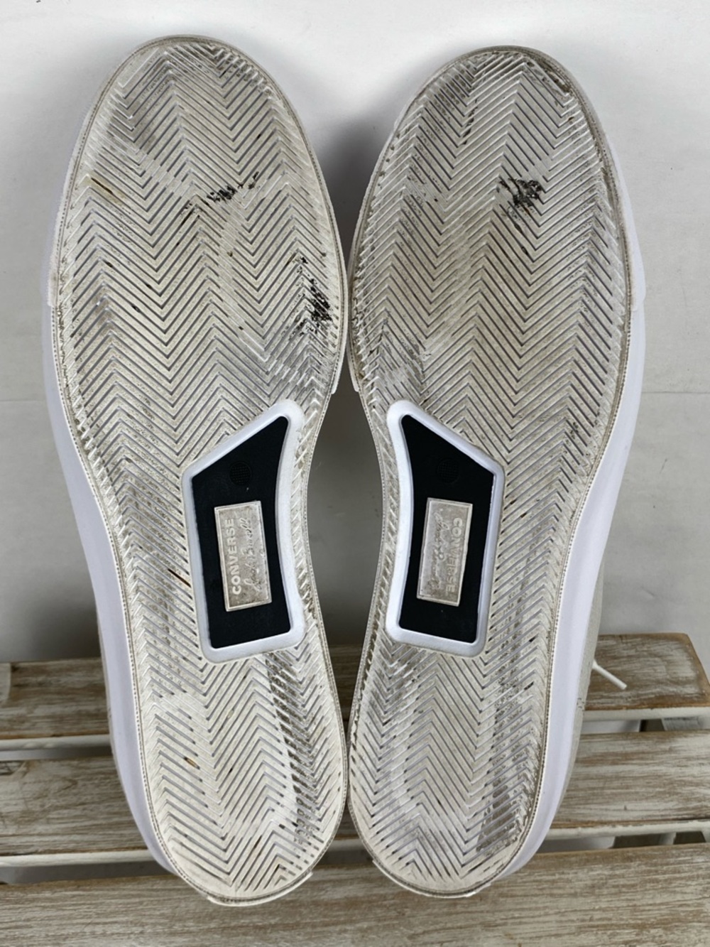 Converse Jack Purcell sneaker canvas low-top signature "smile" toe cap M12 W13.5 - Picture 15 of 15